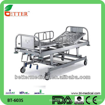 3-Crank manual hospital bed hospital bed side table